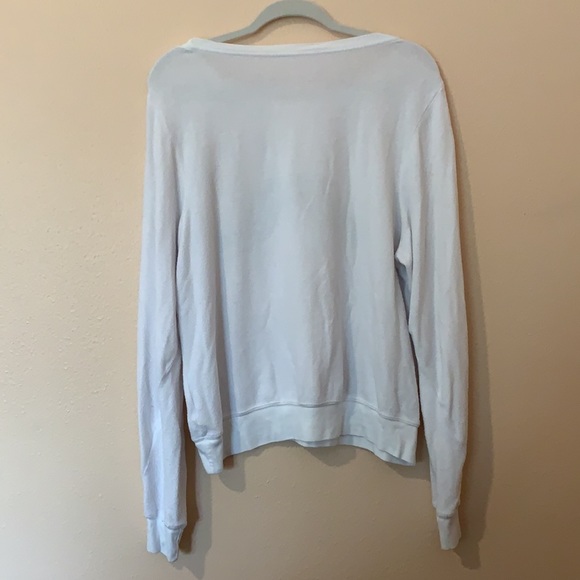 Wildfox Women’s White Mustache Pullover Sweater - Picture 3 of 5